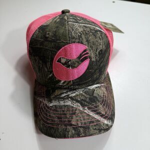NEW Mossy Oak Pink Camouflage Womens Logo Mesh Back Trucker Baseball Hat Cap‎